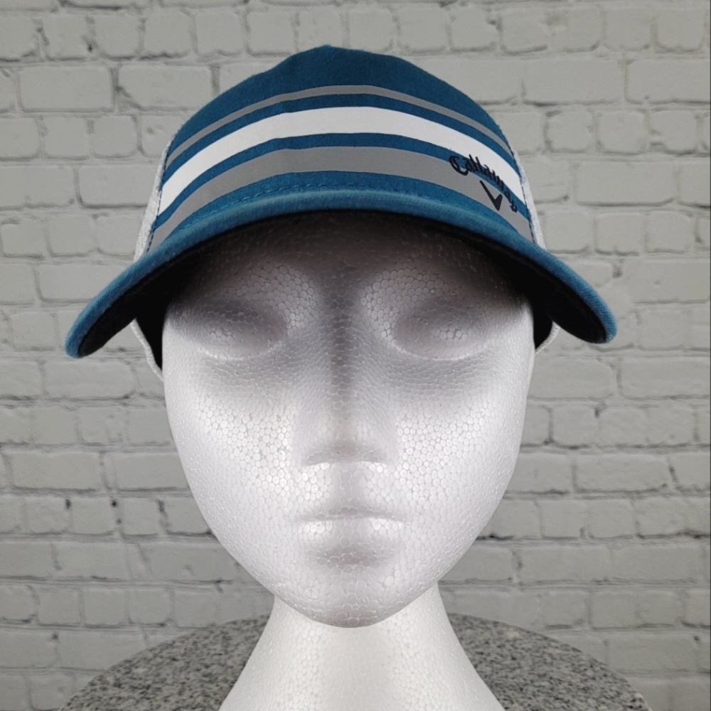 CALLAWAY | striped stretch fitted golf cap hat